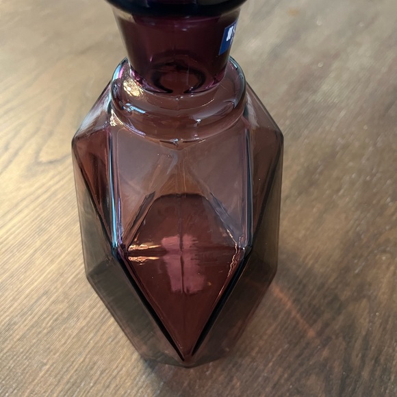 KROSNO POLAND UNIQUE DESIGN ART GLASS VASE PURPLE - Picture 6 of 7